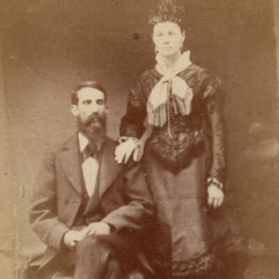 Silveus-Taylor Album 01, Photo 04 - Dr. Josephus T. Silveus and Melissa (McClure) (Silveus) Brown