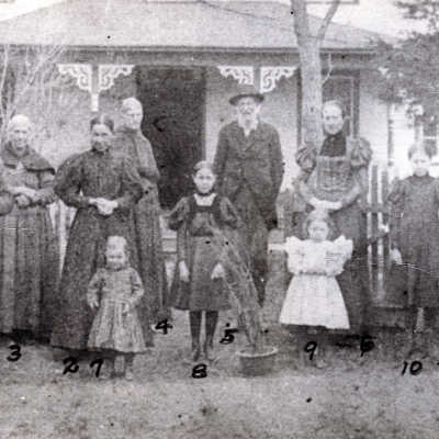 James Buchanan Rees and Elizabeth (Furr) Rees family