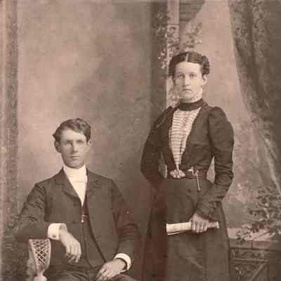 Joseph Turner [1871-1953] and his wife, Ida Mae (Acklin) Turner [1877-1953]