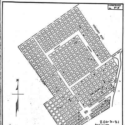 Laurel Point - Cumberland Township - Greene County - Pennsylvania - WPA Cemetery Plat