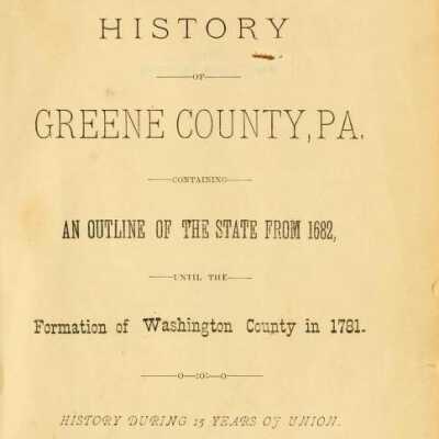 History of Greene County, Pa. (1882, Hanna)