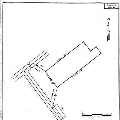 Mason Ridge Methodist Episcopal Church - Dunkard Township - Greene County - Pennsylvania - WPA Cemetery Plat: See WEB LINKS to DOWNLOAD high-resolution image.