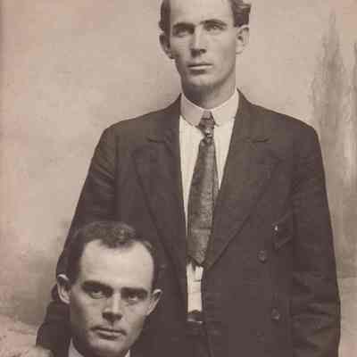 John Freeman Smith [standing] and Daniel Hugh Smith [seated]