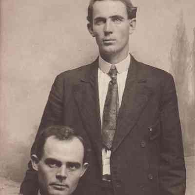 John Freeman Smith [standing] and Daniel Hugh Smith [seated]