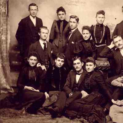 Waynesburg College students, 1892