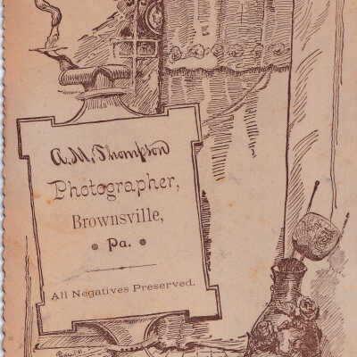 Ammons-Acklin Album, Photo 03 - Reverse of image