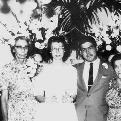 Ullom-Michel wedding party, 29 June 1963