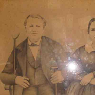 Francis Lazear [1800-1872] and his wife, Mary (Crow) Lazear [1802-1869]