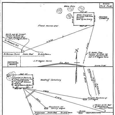 Hennen (a/k/a Six) - Gilmore Township - Greene County - Pennsylvania - WPA Cemetery Plat