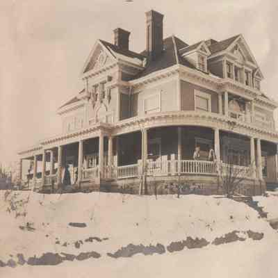 Waynesburg Album, Photo 17 - James Lindsey Iams [1857-1925] family home, Richhill Street, Waynesburg, Greene County, Pennsylvania