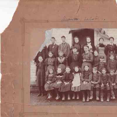 Strawn School - Greene County, Pennsylvania: See WEB LINKS to DOWNLOAD high-resolution image.