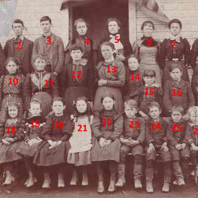 Strawn School - Greene County, Pennsylvania: See WEB LINKS to DOWNLOAD high-resolution image.