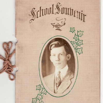 Souvenir program presented by Cecil H. Clutter, Teacher - Oak Ridge Public School, District No. 19, Richhill Township, Greene County, Pennsylvania