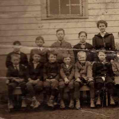 School students in Garards Fort, Greene Township, Greene County, Pennsylvania