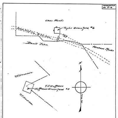 Taylor - Washinton Township - Greene County - Pennsylvania - WPA Cemetery Plat
