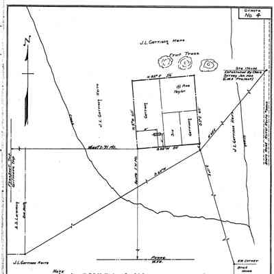 Garrison - Gilmore Township - Greene County - Pennsylvania - WPA Cemetery Plat