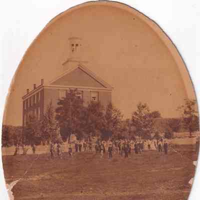 Hanna Hall, Waynesburg College: See WEB LINKS to DOWNLOAD high-resolution image.