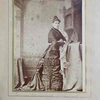 Original album page with inscription [Taken by eBay vendor before album was disassembled.]