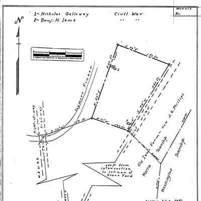 Bates Fork (a/k/a Swarts) - Morris Township - Greene County - Pennsylvania - WPA Cemetery Plat