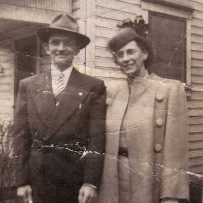 Roy Evans and his, wife Margaret Marsalene (Miller) Evans