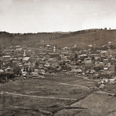Waynesburg, Greene County, Pennsylvania (circa 1876)