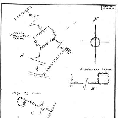 Henderson - Jackson Township - Greene County - Pennsylvania - WPA Cemetery Plat