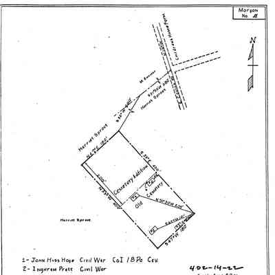 Smith I - Morgan Township - Greene County - Pennsylvania - WPA Cemetery Plat