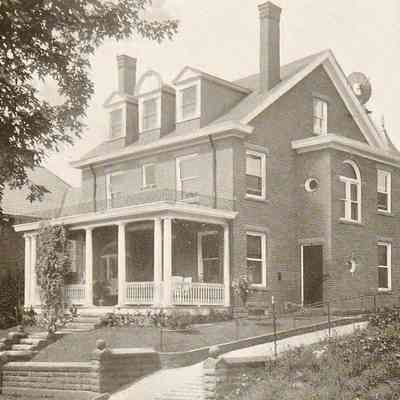 Waynesburg Prosperous and Beautiful, page 051 - Dr. Thomas Newton Millikin residence on South Morris Street