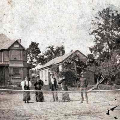 Tennis in Waynesburg, Greene County, Pennsylvania: See WEB LINKS to DOWNLOAD high-resolution image.