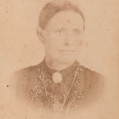 Ammons-Moredock Album 02, Photo 19 - Letitia Ann (Reynolds) (Davey) (Worthington) Gannon [1838-1914]