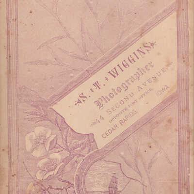 Ammons-Moredock Album 02, Photo 19 - Reverse of image