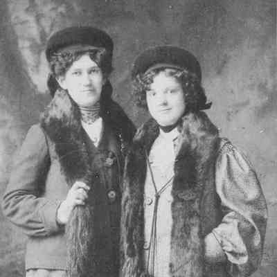 Flora (Moore) Whipkey [on right]