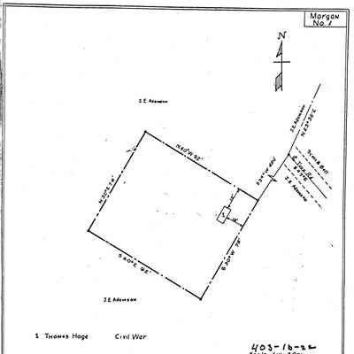 Adamson - Morgan Township - Greene County - Pennsylvania - WPA Cemetery Plat