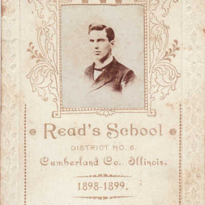 Souvenir program presented by J. C. McCracken, Teacher - Read's School, District No. 6, Cumberland Co., Illinois