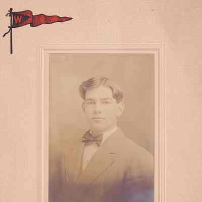 Earl Oscar Tennant [1890-1946], Waynesburg College, Class of 1911: See WEB LINKS to DOWNLOAD high-resolution image.