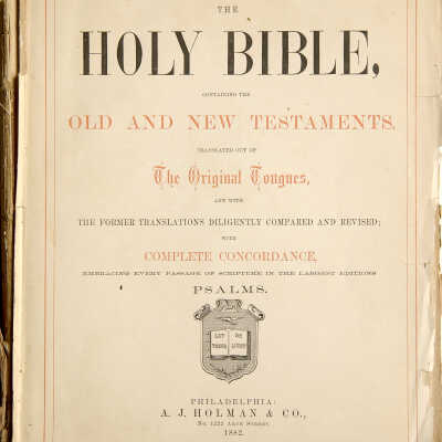 Samuel F. Hunnell Family Bible