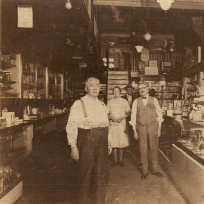 Ross Drug Store on High Street in Waynesburg, Greene County, Pennsylvania