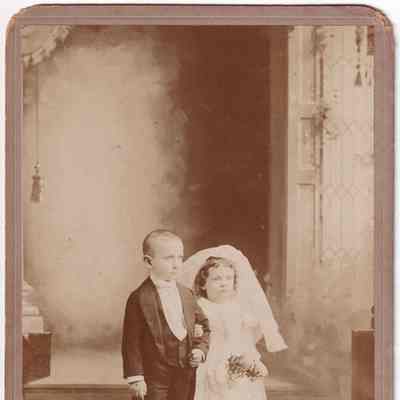 James Jennings Pauley and Josephine Denny in Tom Thumb's Wedding