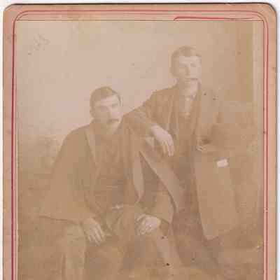 Alpheus Jacob Temple [1875-1963] (On left): See WEB LINKS to DOWNLOAD high-resolution image.