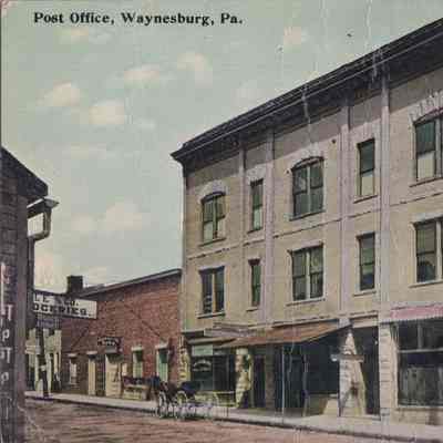 United States Post Office, Ross Building - Waynesburg, Greene County, Pennsylvania