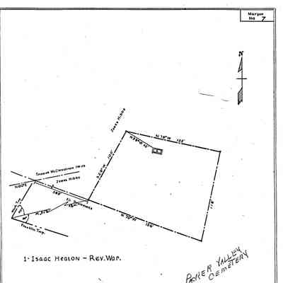 Hibbs - Morgan Township - Greene County - Pennsylvania - WPA Cemetery Plat