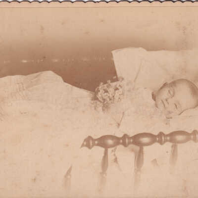 Kline-Moredock Album 01, Photo 09 - Post-mortem photograph