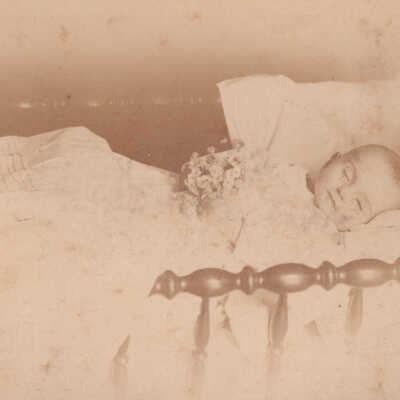 Kline-Moredock Album 01, Photo 09 - Post-mortem photograph