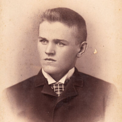 Rice-Fordyce Album 03, Photo 13 - Believed to be a son of Thomas Bell Smith and Mary Fordyce