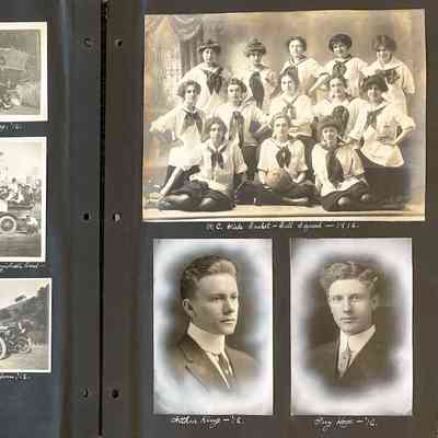 Waynesburg College Scrapbook, Photos 40-48