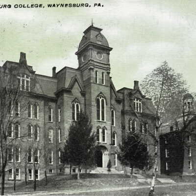 Miller Hall and Hanna Hall on the Waynesburg College campus