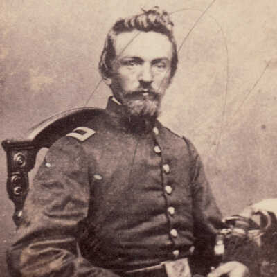 Crago-Spencer Album 02, Photo 22 - 2nd Lieutenant, US Army, Civil War