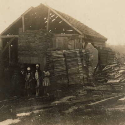 Former home of the Jesse Livingood and Rachel (Jones) Livingood family in Morris Township, Greene County, Pennsylvania