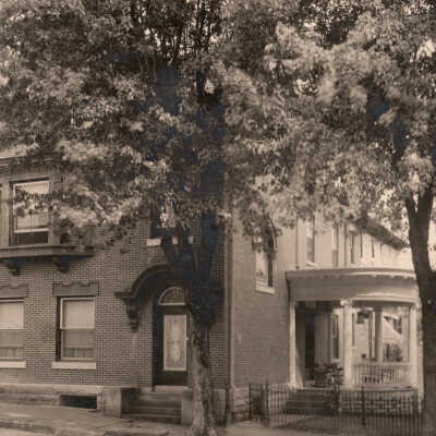 Eleazer Luse Denny and Louise (Inghram) Denny family home on High Street in Waynesburg