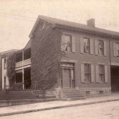 Mary Inghram (Munnell) Rinehart family home on High Street in Waynesburg
